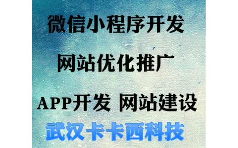 如果你在武汉要做一个app就选择武汉卡卡西